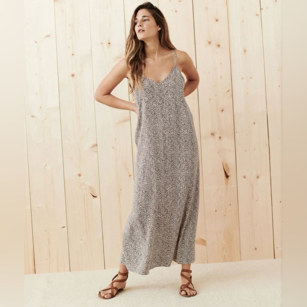 Jenni kayne leopard slip dress